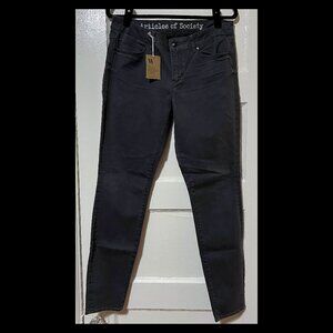 Articles of Society Womens Off Black Stretch Skinny Jeans Size 31 EUC